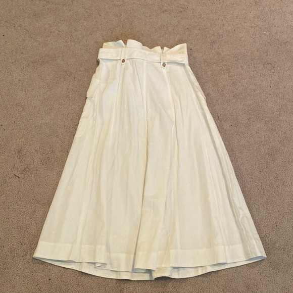 Banana Republic Factory Oversized Pocket Linen Blend Midi Skirt NWOT - Picture 5 of 5